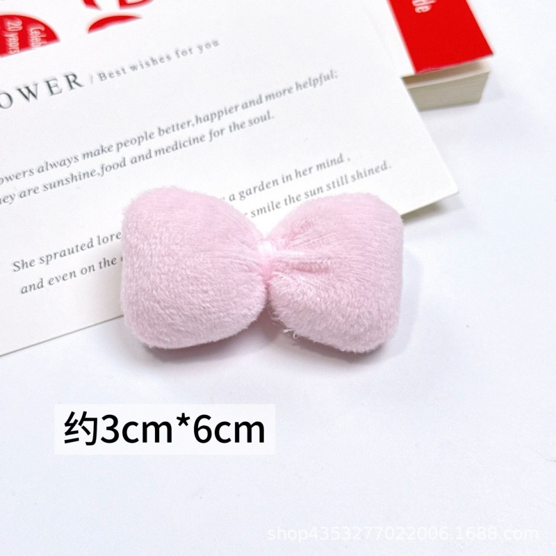10pcs Pink Plush Bow Fabric Su - Phone Accessories Wholesale In China のレビューと価格