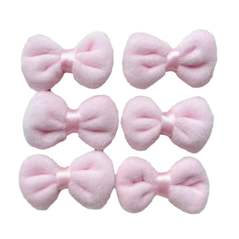 10pcs Pink Plush Bow Fabric Su - Phone Accessories Wholesale In China のレビューと価格