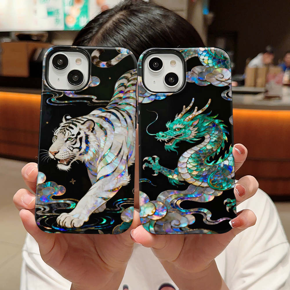 Stylish Tiger Dragon Marble Te - Phone Accessories Kiosk のレビューと価格