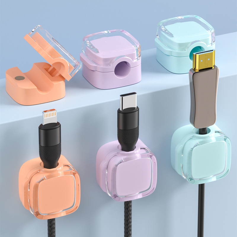 3-Pack Colorful Magnetic Cable - Cable Organizer Magnetic のレビューと価格