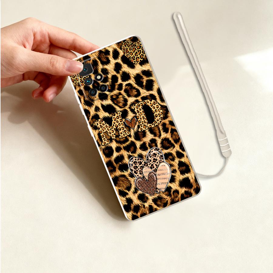 Leopard Letter Hearts Bow Case - Xiaomi Phone Accessories のレビューと価格