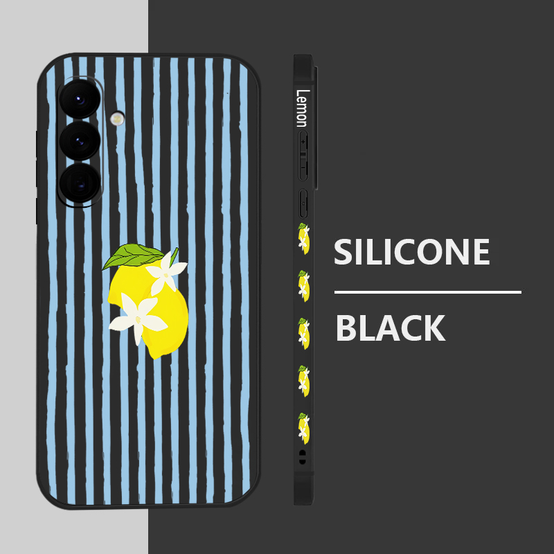 Stripe Lemon Print TPU Phone C - Phone Accessories Samsung のレビューと価格