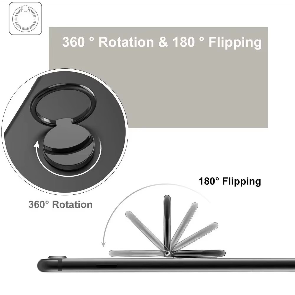 Finger Ring Mobile Phone Holde - Phone Kickstand Ring のレビューと価格