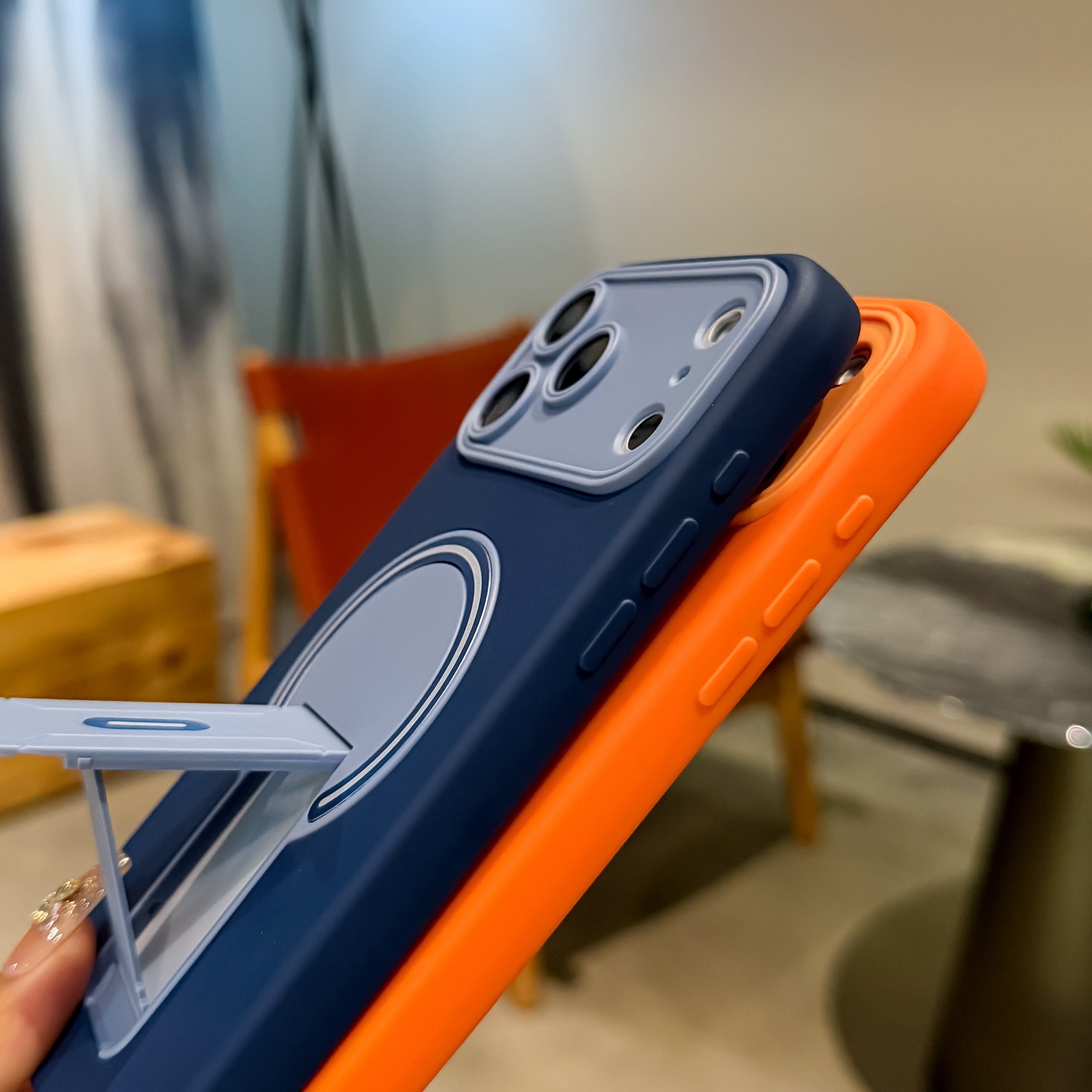 Luxury Fold Stand Holder Shock - Magsafe Wireless Charger のレビューと価格