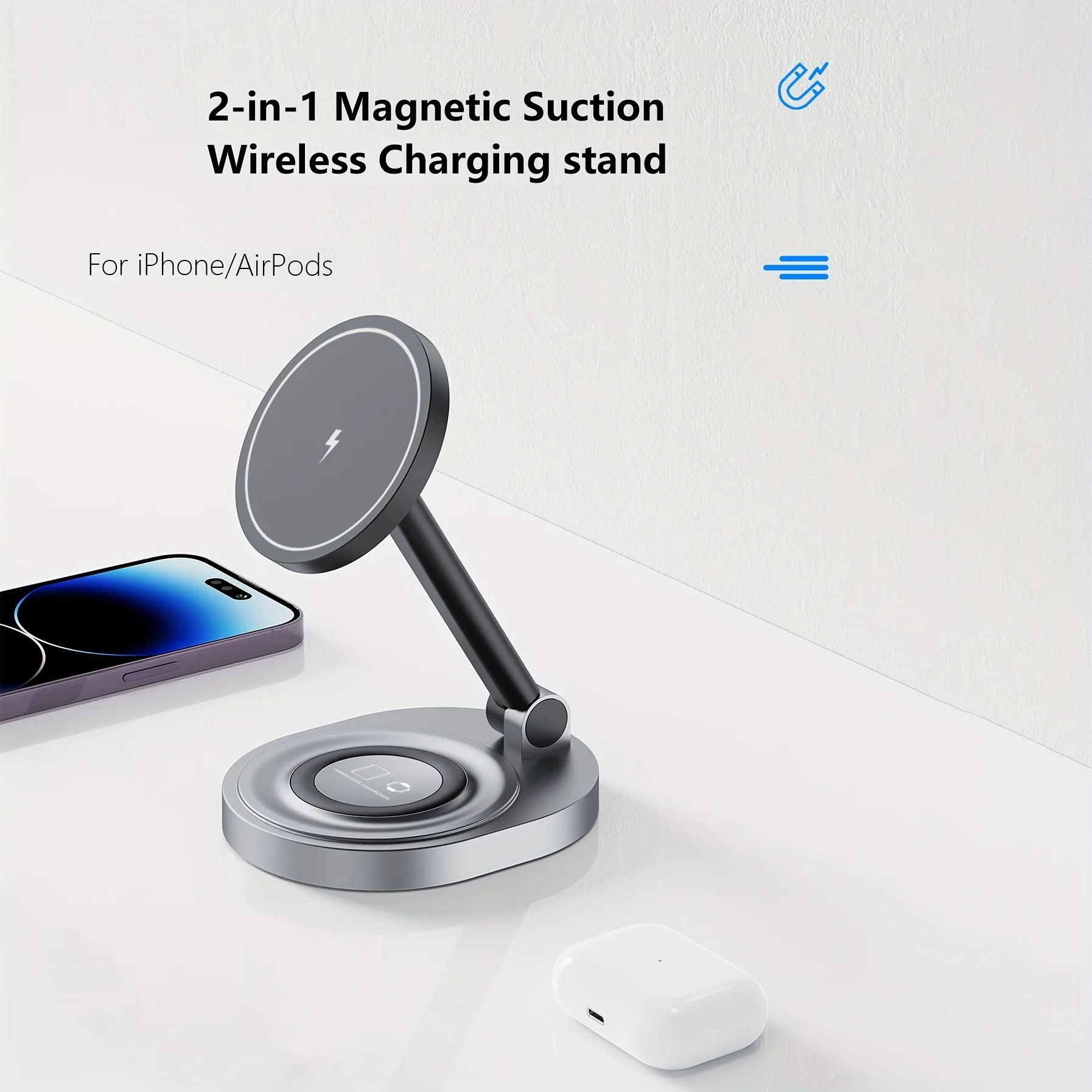 2 In 1 Magnetic Wireless Charg - Cable Organizer Magnetic のレビューと価格