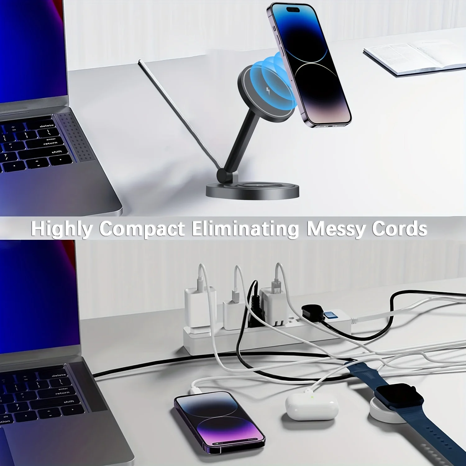 2 In 1 Magnetic Wireless Charg - Cable Organizer Magnetic のレビューと価格