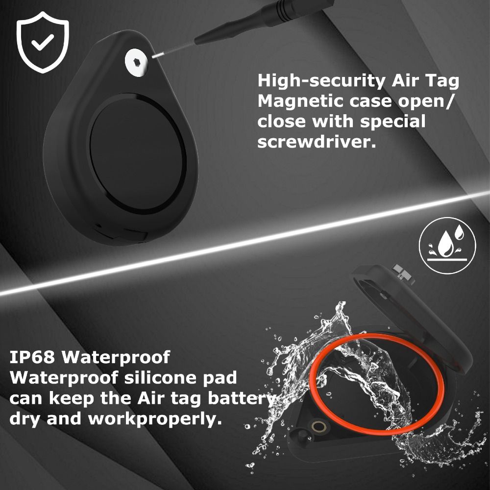 Waterproof Magnetic Protective - Airtag Holder Case のレビューと価格