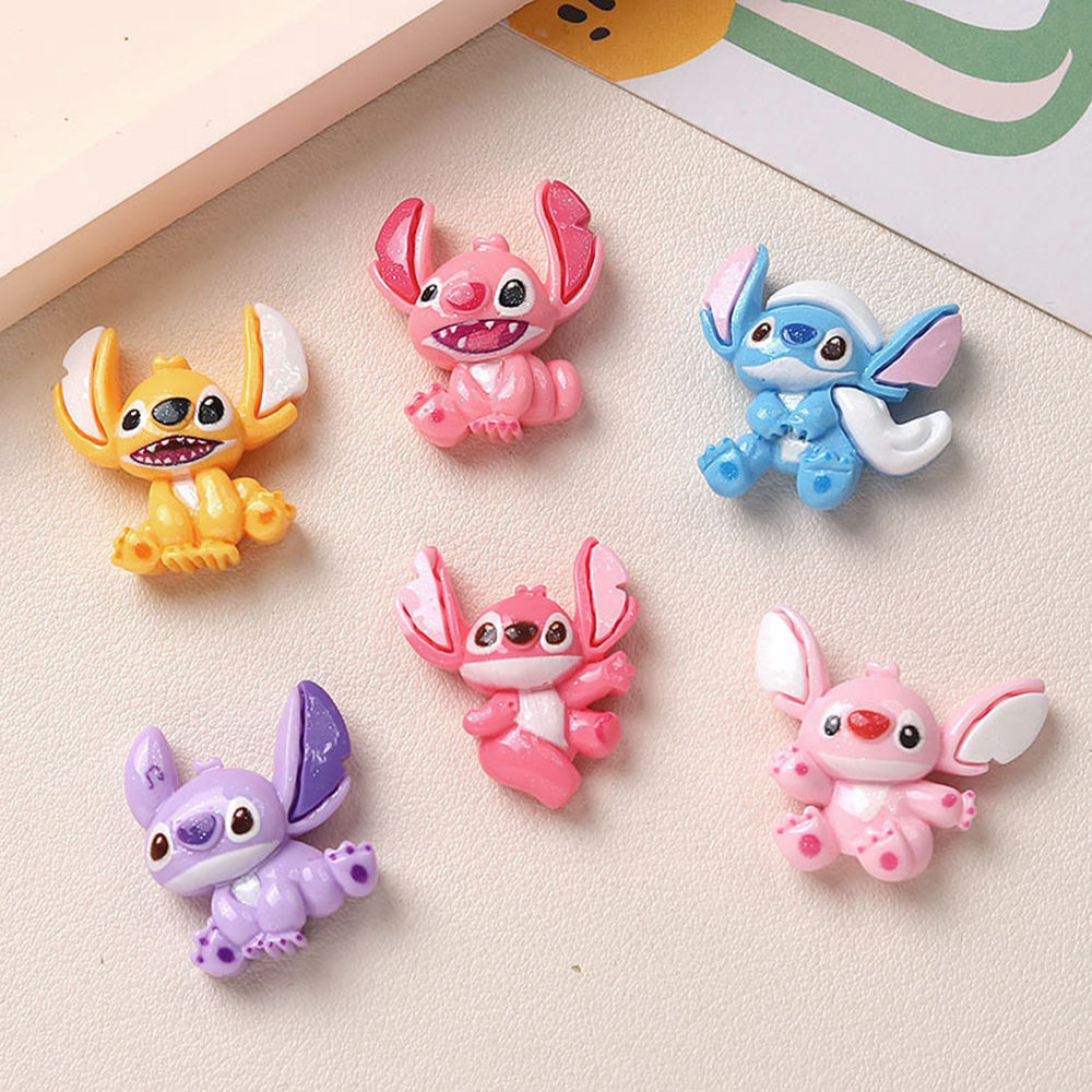 6pcs/lot Stitch Resin Hair Cli - Phone Accessories Wholesale In China のレビューと価格