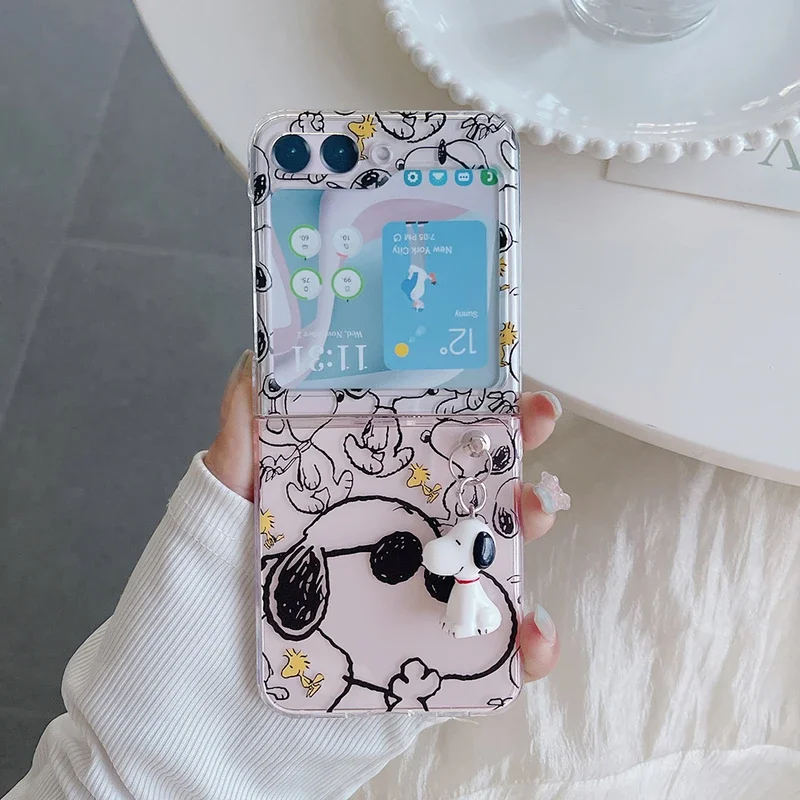 Cute Cartoon Snoopy Charlie Br - Phone Accessories Samsung のレビューと価格
