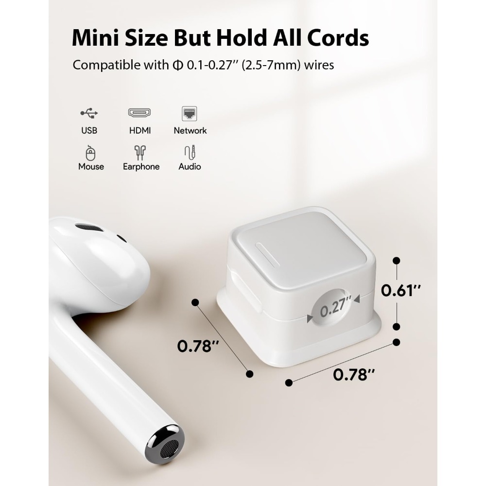 6 Pack Magnetic Cord Organizer - Cable Organizer Magnetic のレビューと価格