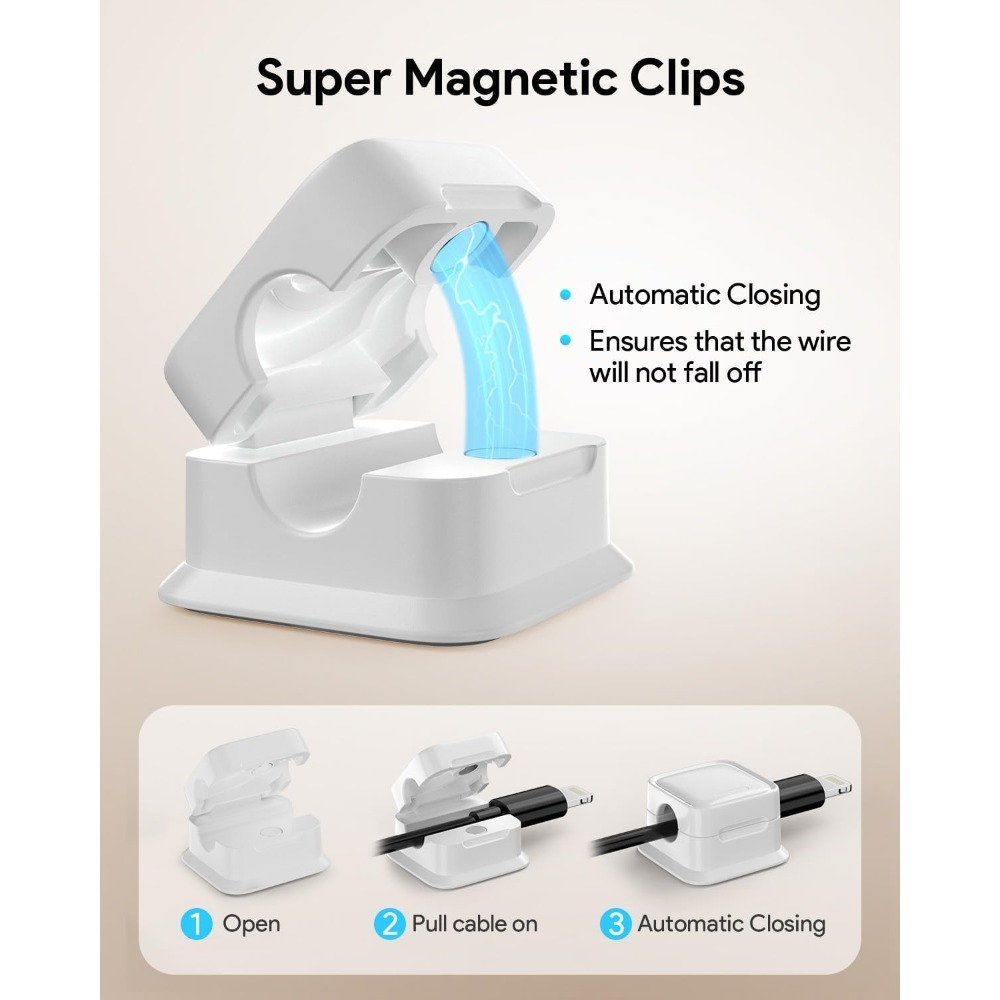 6 Pack Magnetic Cord Organizer - Cable Organizer Magnetic のレビューと価格