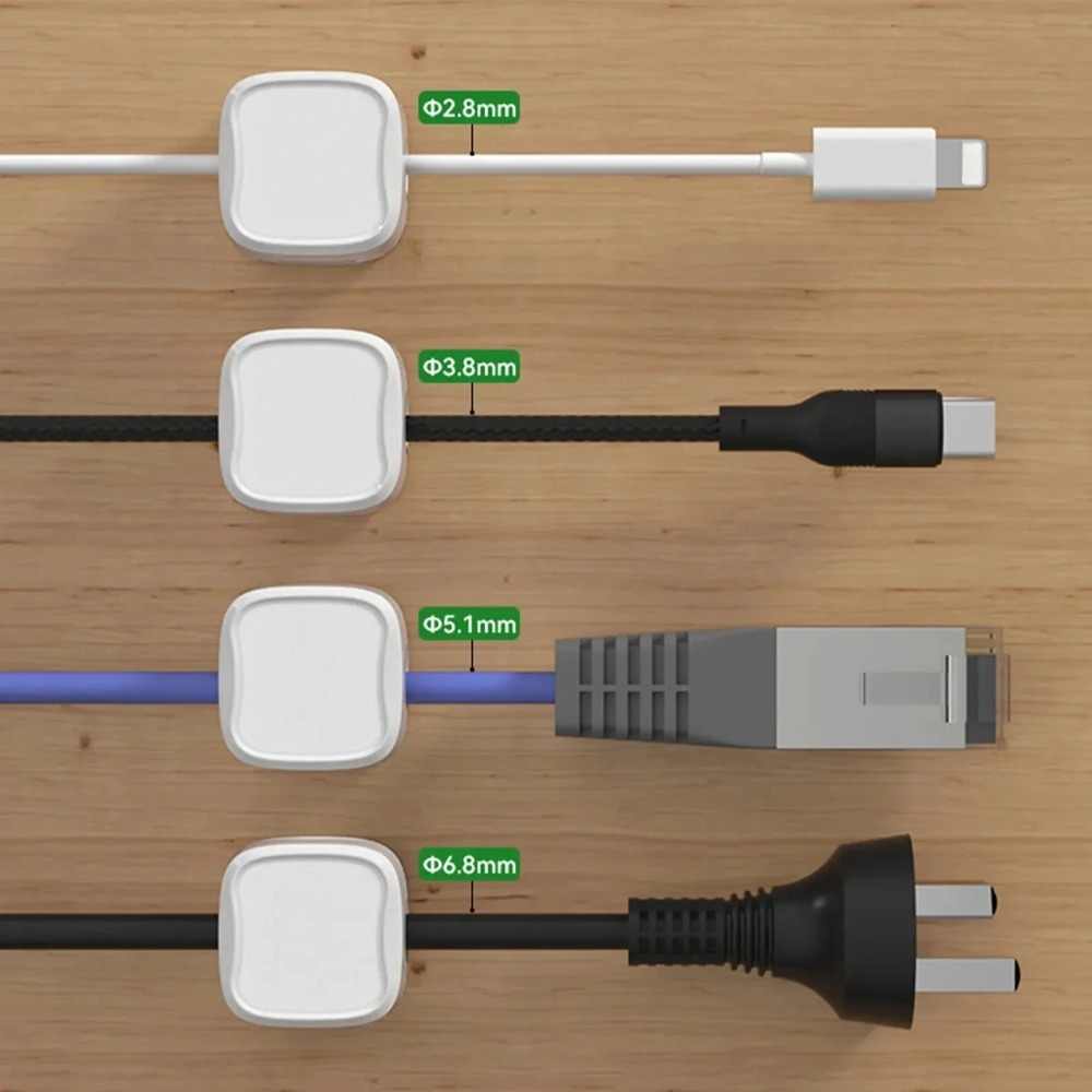 ​Magnetic Cable Clips Adjustab - Cable Organizer Magnetic のレビューと価格