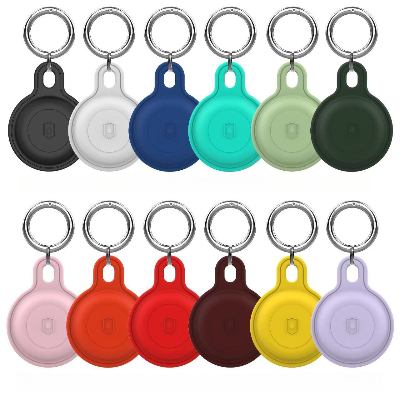 Upgraded Silicone Waterproof A - Airtag Holder Case のレビューと価格