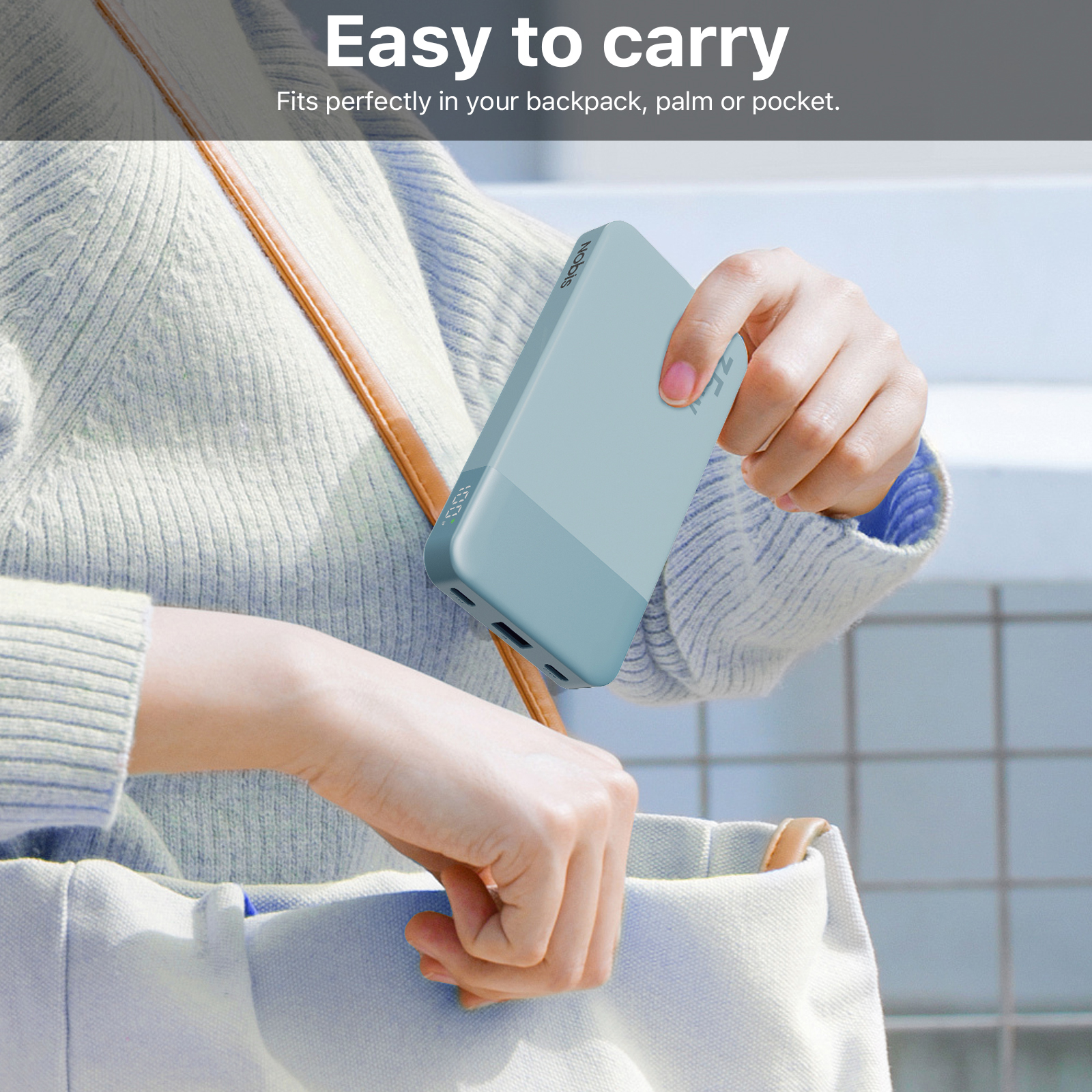 NOBIS N3510 Slim Power Bank 10 - Portable Charger 20000Mah のレビューと価格