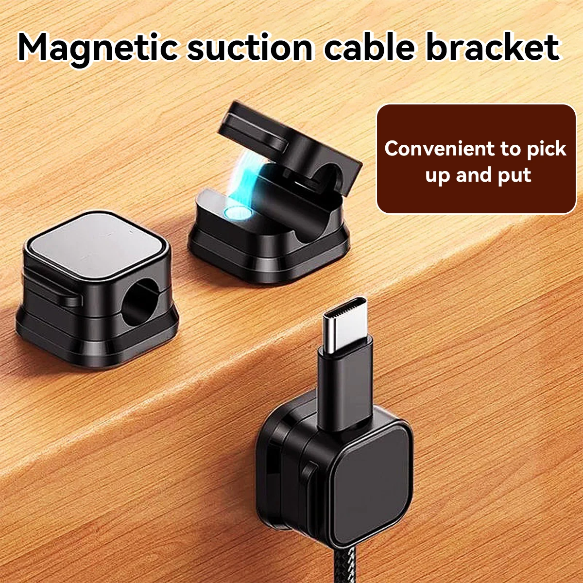 5Pcs Magnetic Cord Clip Organi - Cable Organizer Magnetic のレビューと価格