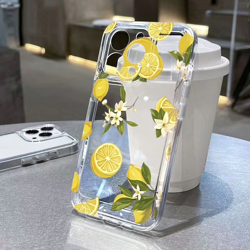 Summer Fruit Lemon Flower Clea - Phone Accessories Samsung のレビューと価格