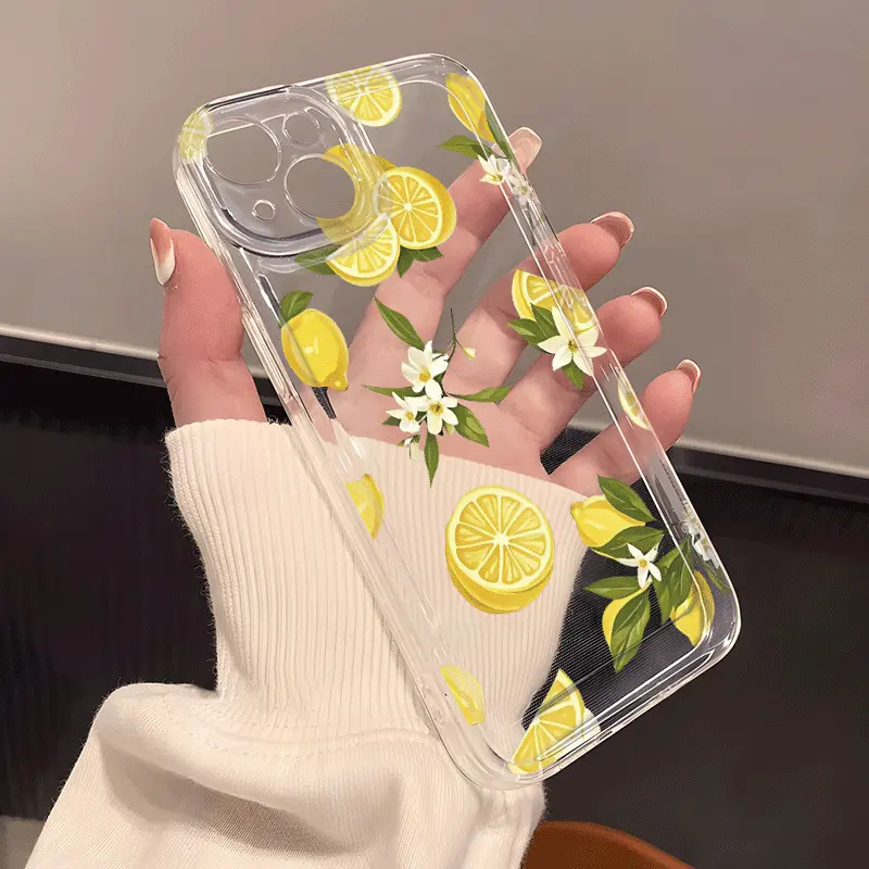 Summer Fruit Lemon Flower Clea - Phone Accessories Samsung のレビューと価格