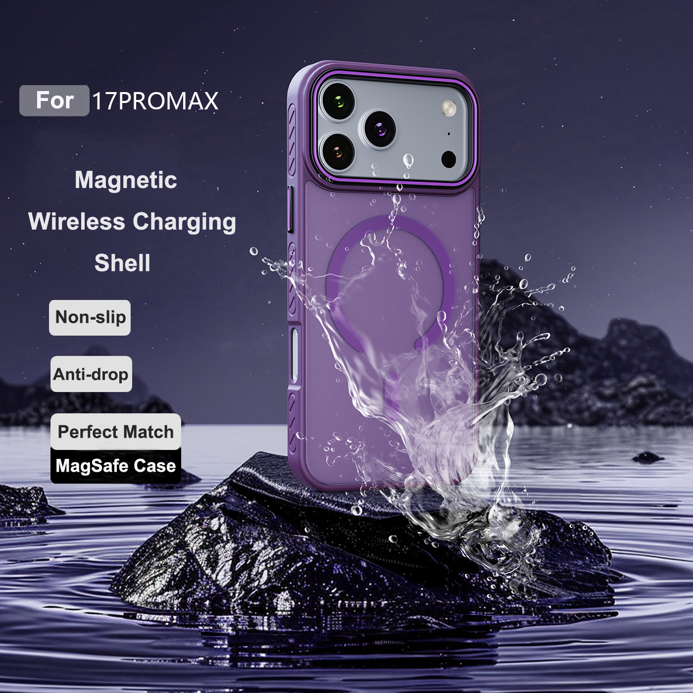 Luxury Matte Transparent Magne - Magsafe Wireless Charger のレビューと価格