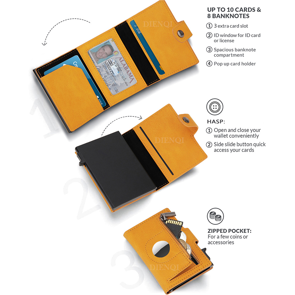 Airtag Wallet Rfid Credit Card - Airtag Holder Case のレビューと価格
