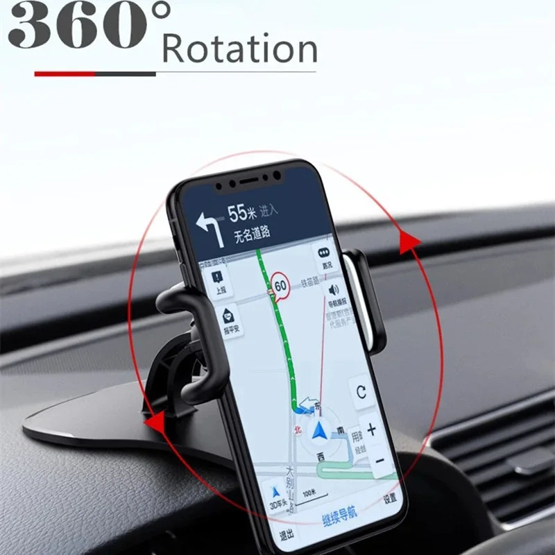 360 Rotatable Car Phone Holder - Phone Accessories Rack のレビューと価格