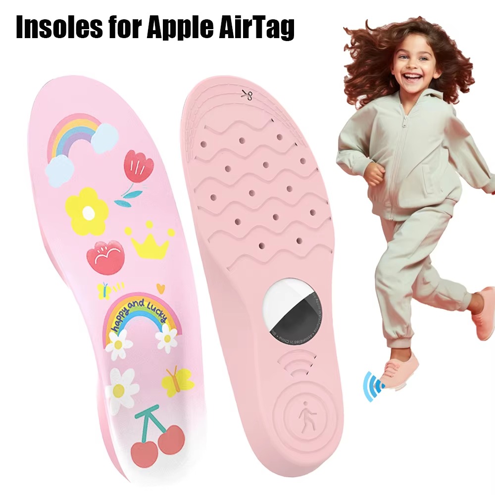 1Pair PU Shoe Insoles 135-230m - Airtag Holder Case のレビューと価格