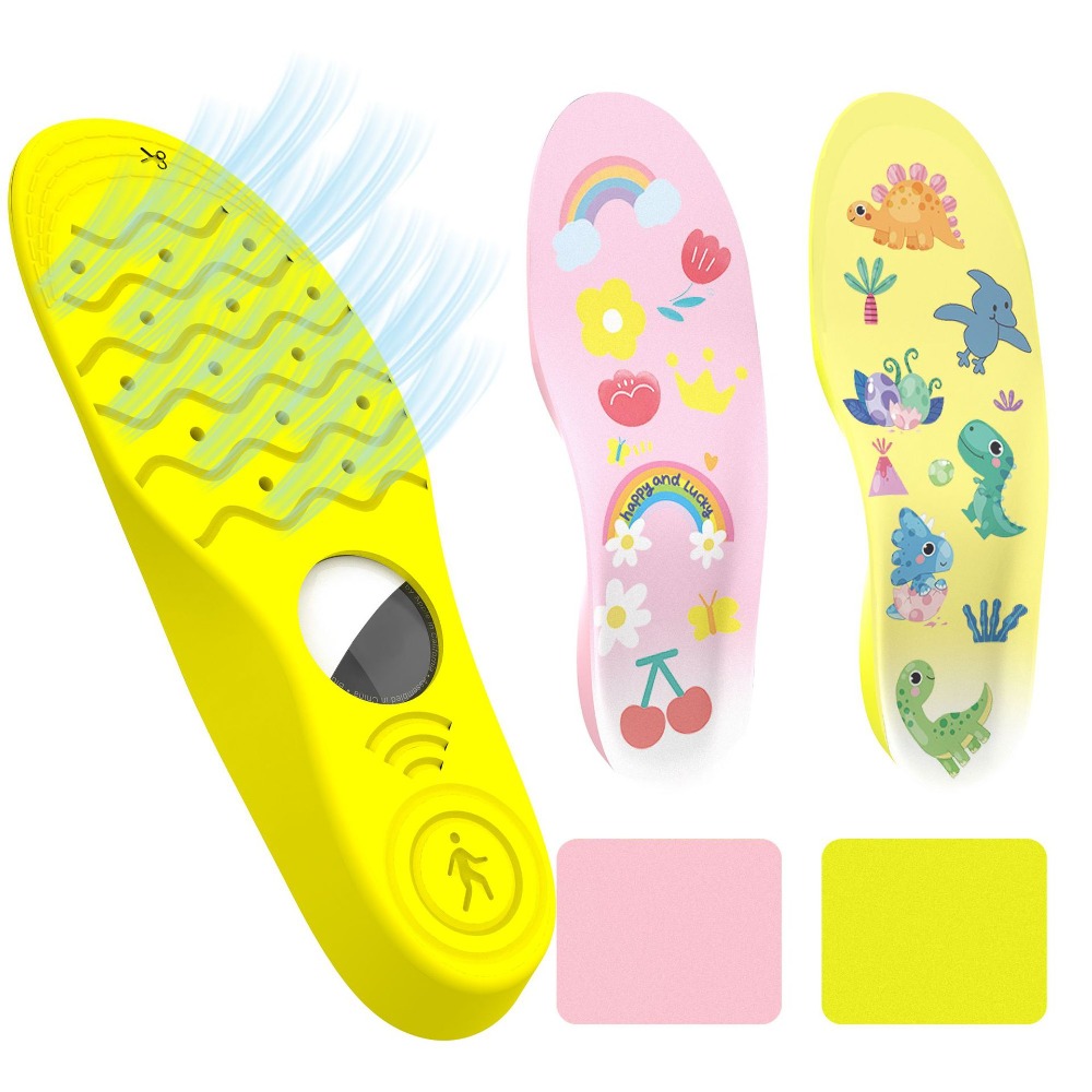 1Pair PU Shoe Insoles 135-230m - Airtag Holder Case のレビューと価格