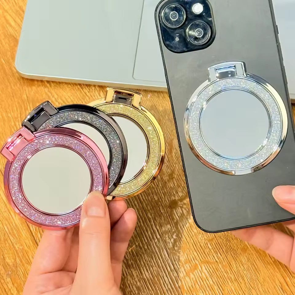 Glitter Mobile Phone Holder Ri - Phone Kickstand Ring のレビューと価格