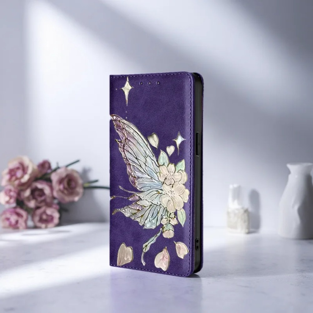 Painted Magnetic Flip Leather  - Phone Accessories Samsung のレビューと価格