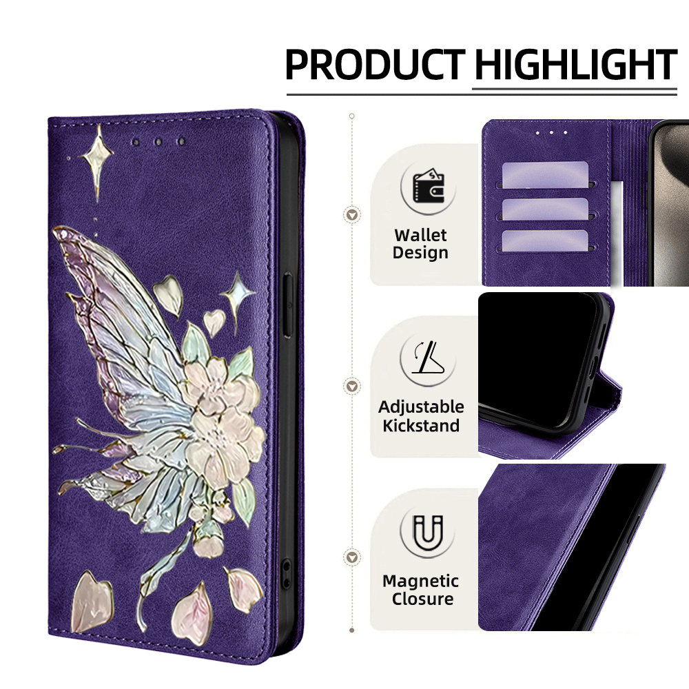 Painted Magnetic Flip Leather  - Phone Accessories Samsung のレビューと価格