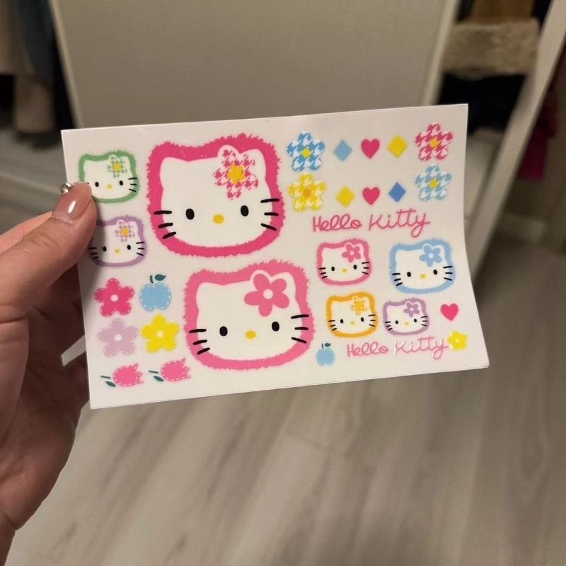 5pcs Hello Kitty Stickers Cart - Phone Accessories Wholesale In China のレビューと価格