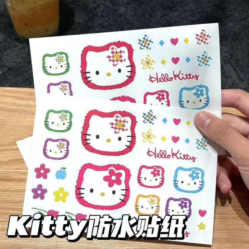 5pcs Hello Kitty Stickers Cart - Phone Accessories Wholesale In China のレビューと価格